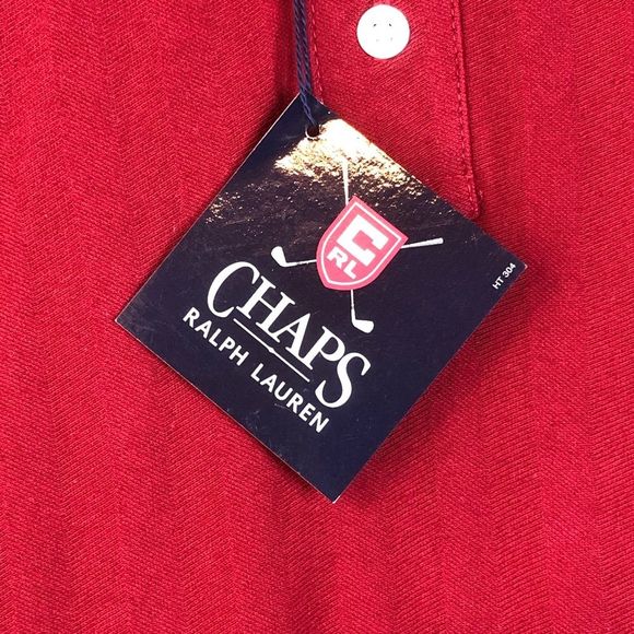 Chaps Ralph Lauren Polo Golf Short Sleeve Red New With Tags Shirt in Siz… - Picture 4 of 11